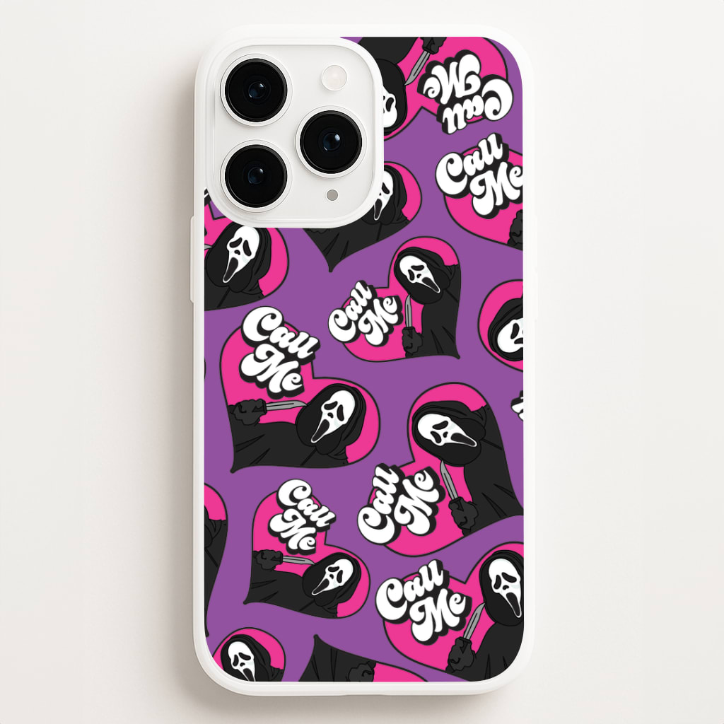 Call Me Heart Pattern Phone Case