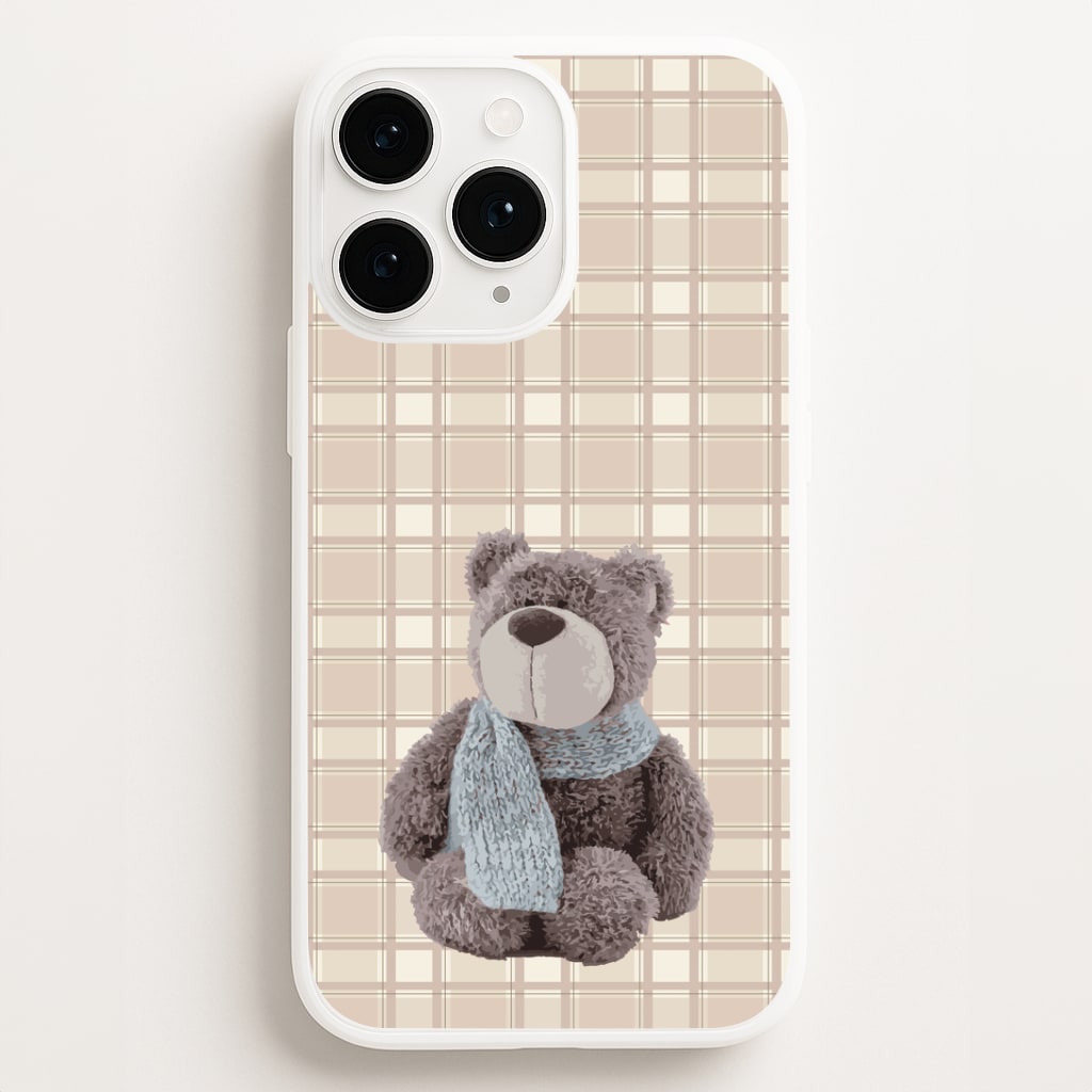 Tartan Teddy Bear Phone Case