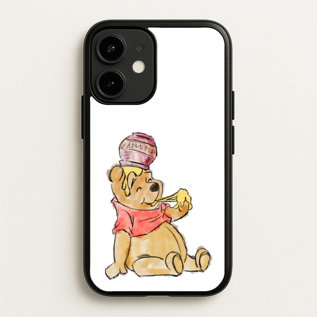Winnie Sketch Phone Case