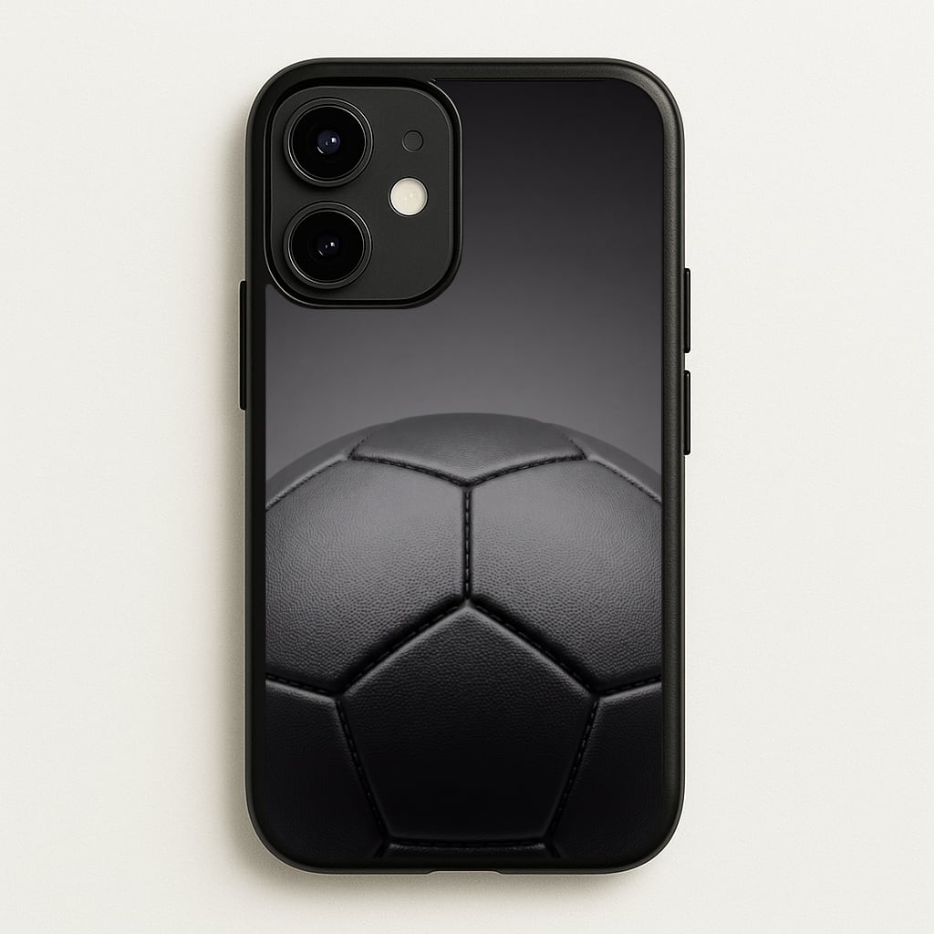 Black Football Phone Case