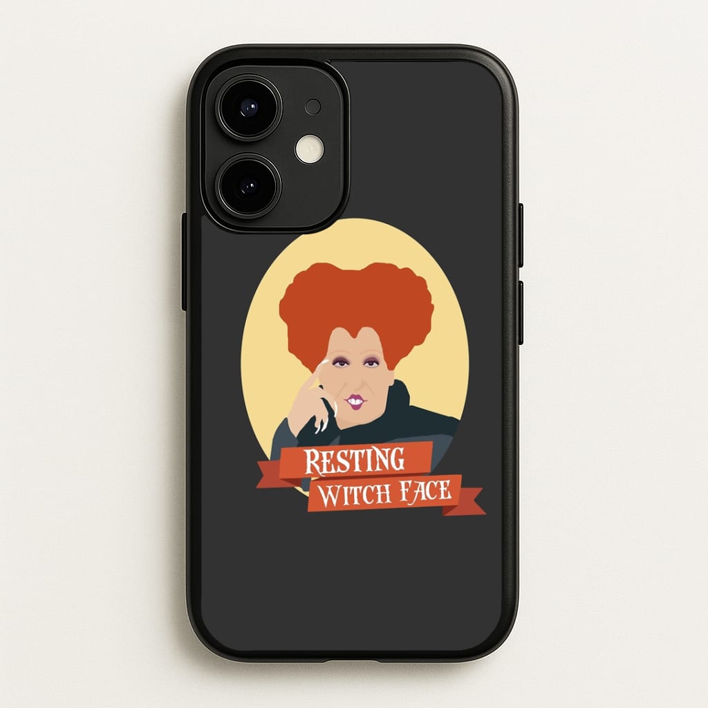 Resting Witch Face - Hocus Halloween Phone Case
