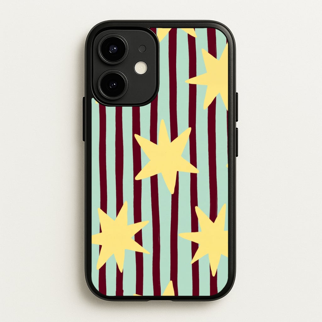 Butter Stars On Stripes Phone Case