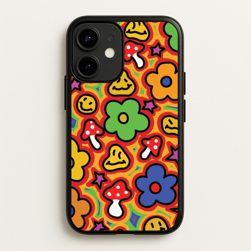 Rainbow Trip - Trippy Patterns Phone Case