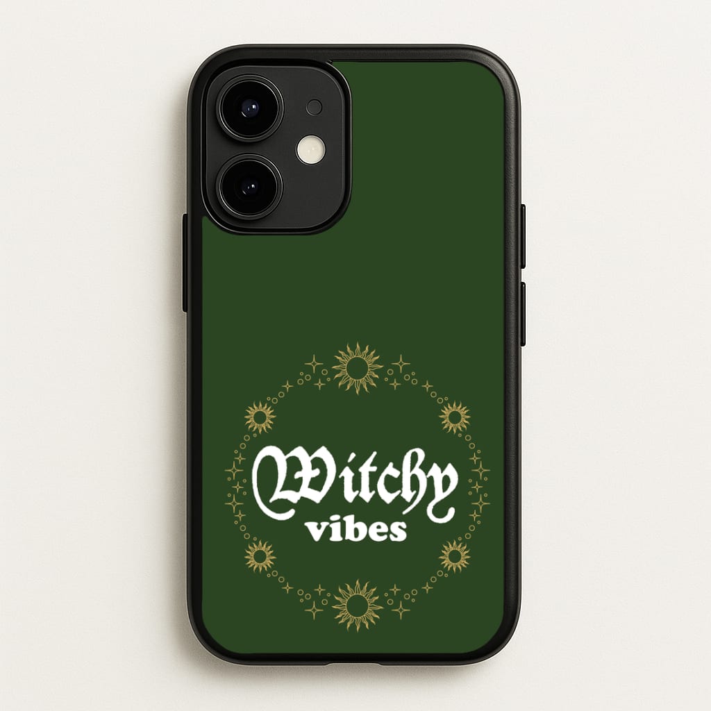 Witchy Vibes Green Phone Case