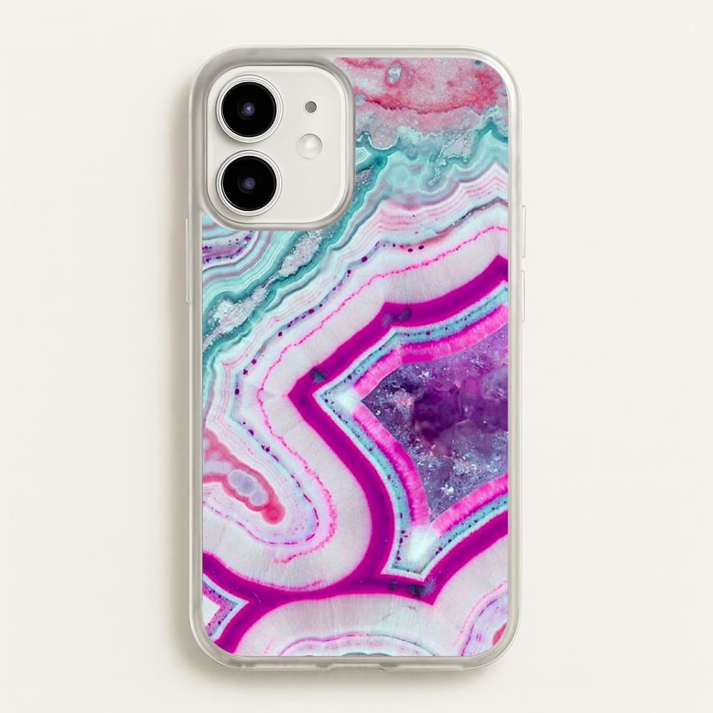 Purple Geode Pattern Phone Case