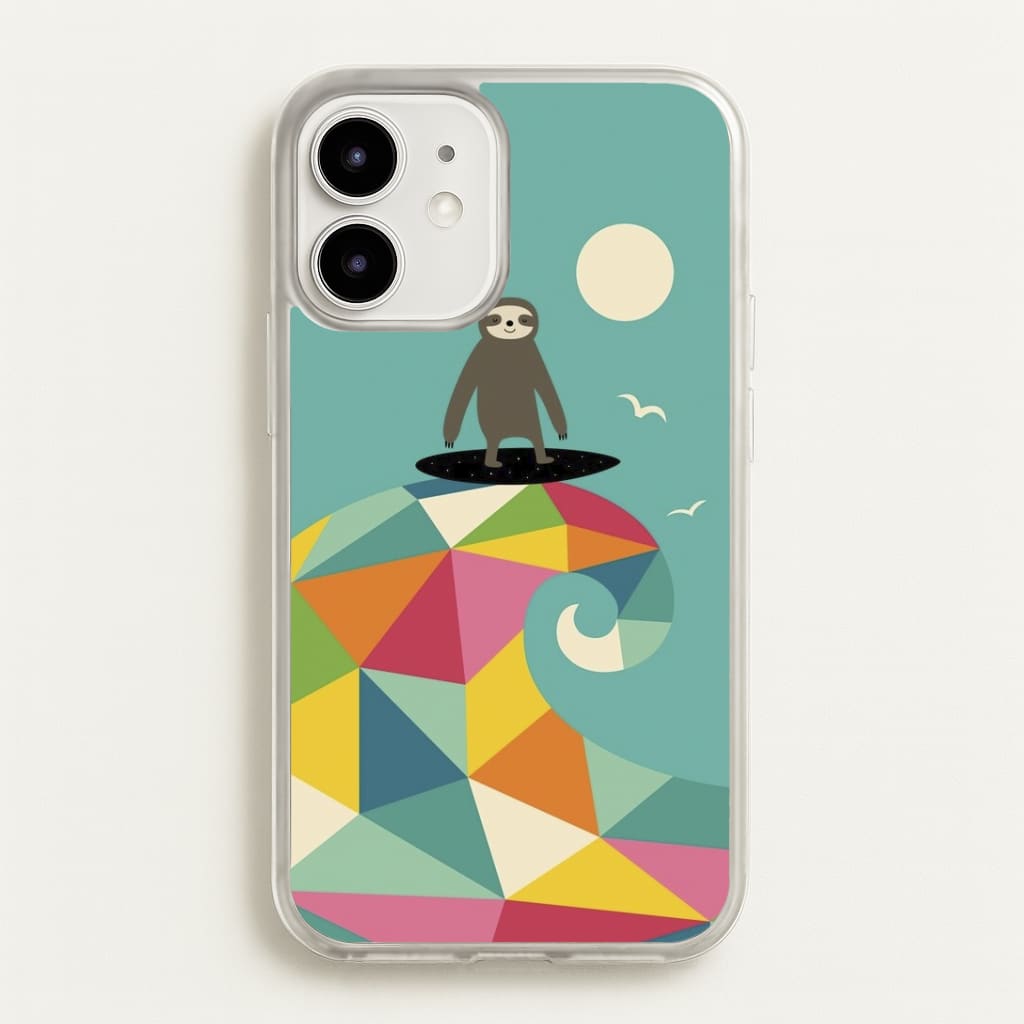 Surfing Sloth Phone Case