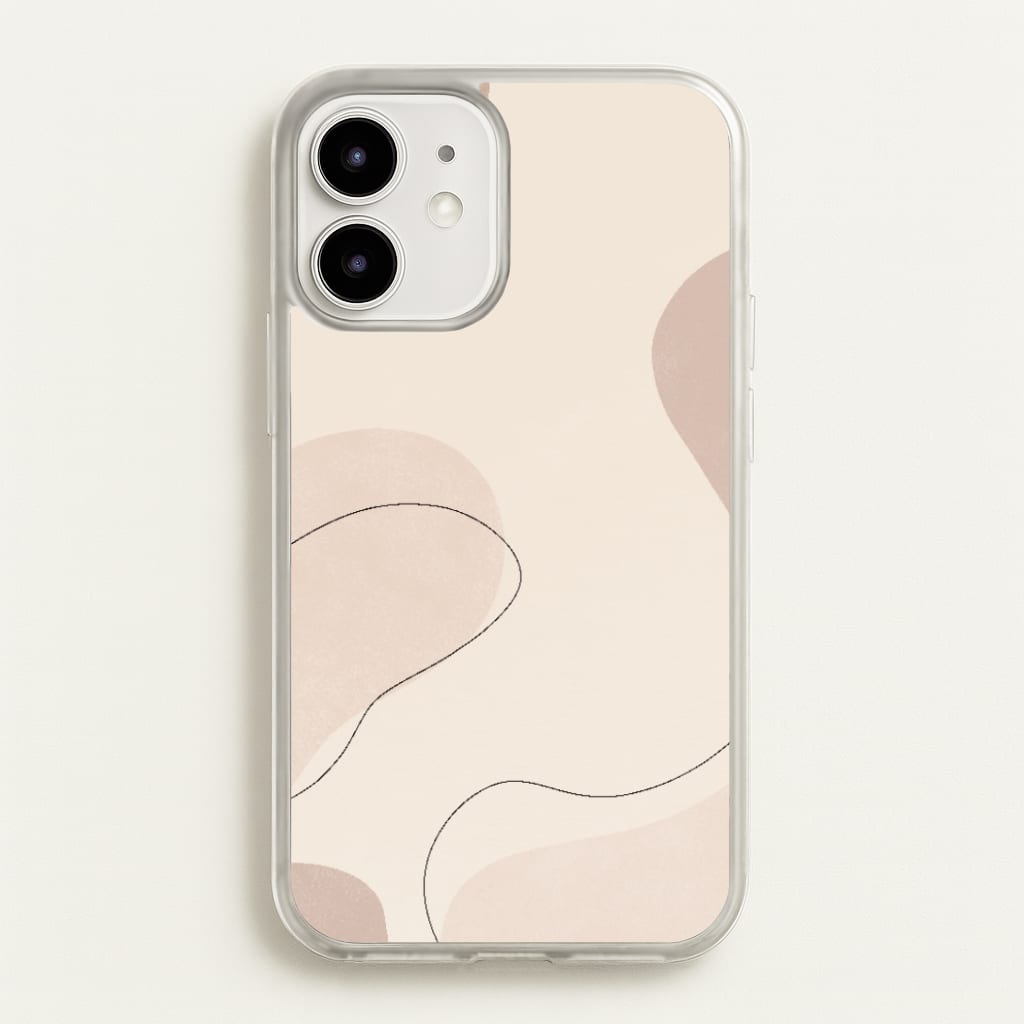 Abstract Beige Phone Case