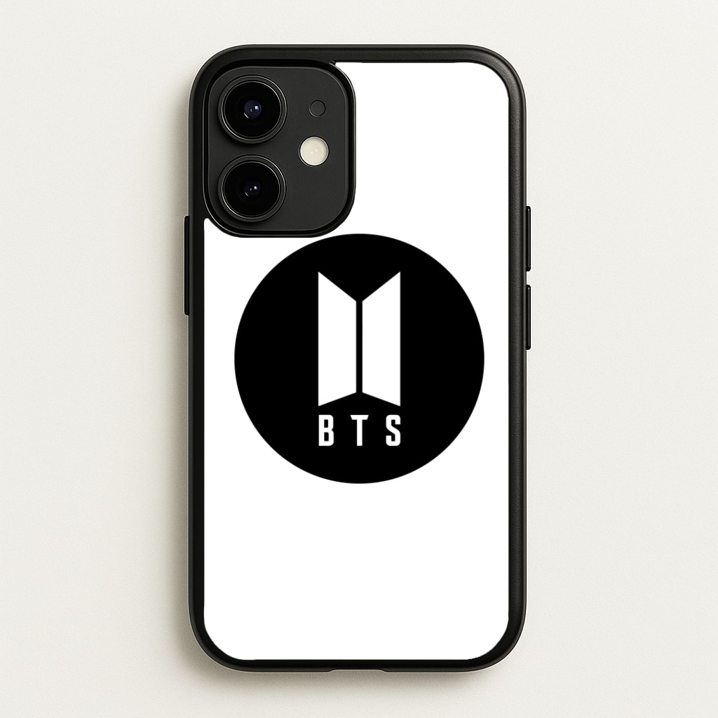 BTS logo Black - K Pop Phone Case