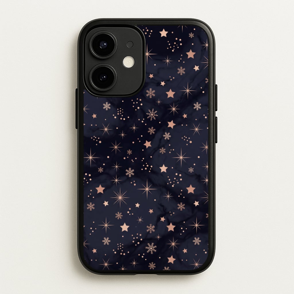 Midnight Frost Stars Phone Case