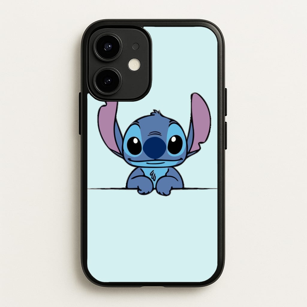 Alien Blue Leaning Phone Case