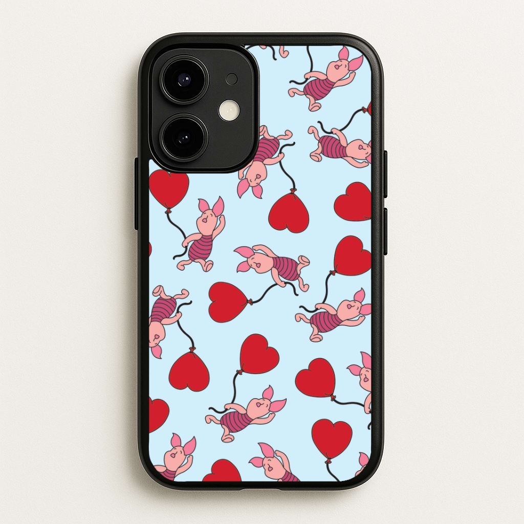 Baby Pig With Balloon Pattern Phone Case