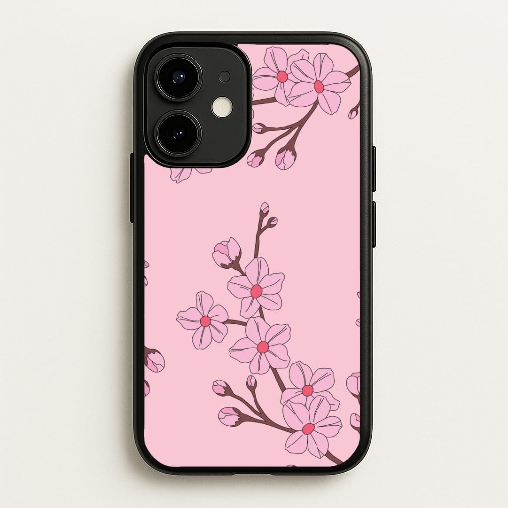 Cherry Blossom Pattern Phone Case