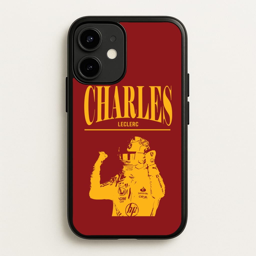 Charles Red And Gold Phone Case
