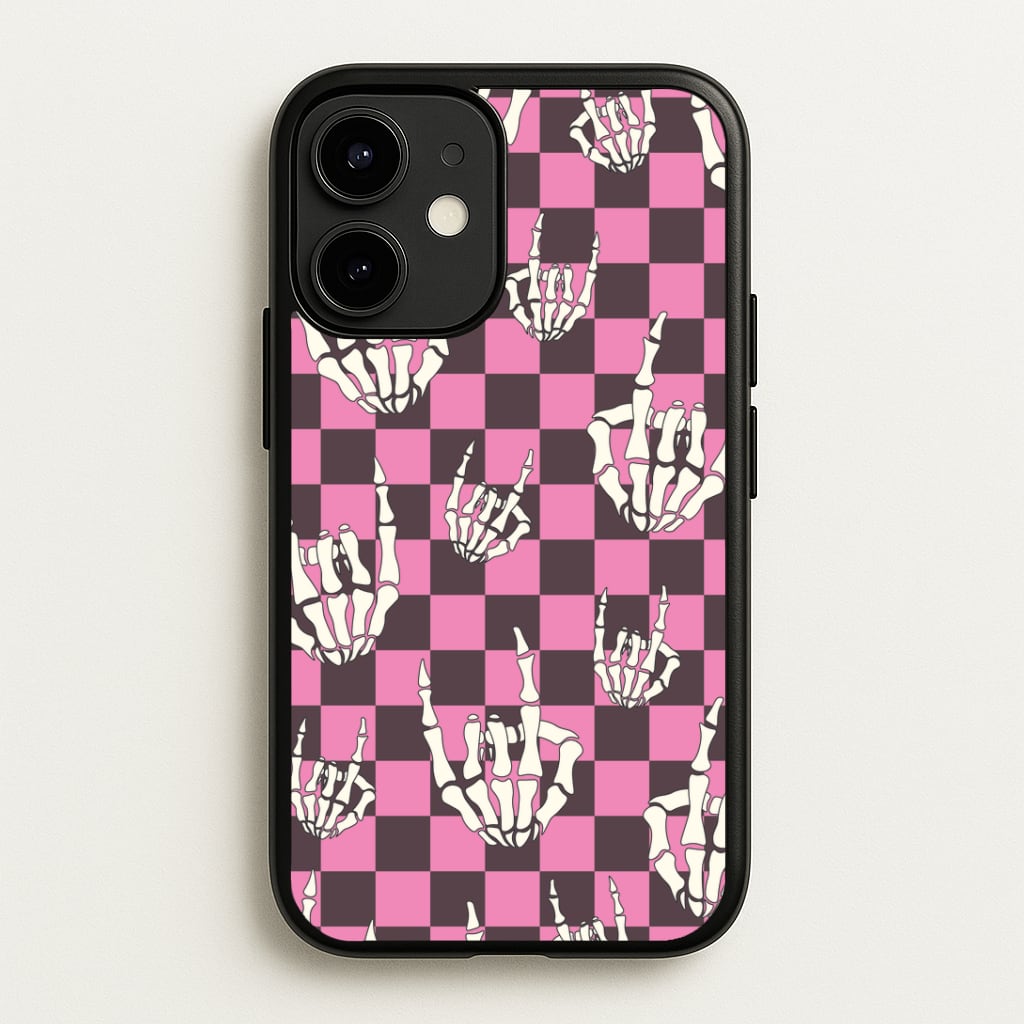 Rock On Skeleton Phone Case