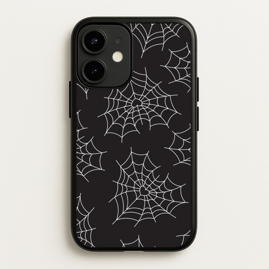 Spiderweb Hearts Pattern Phone Case