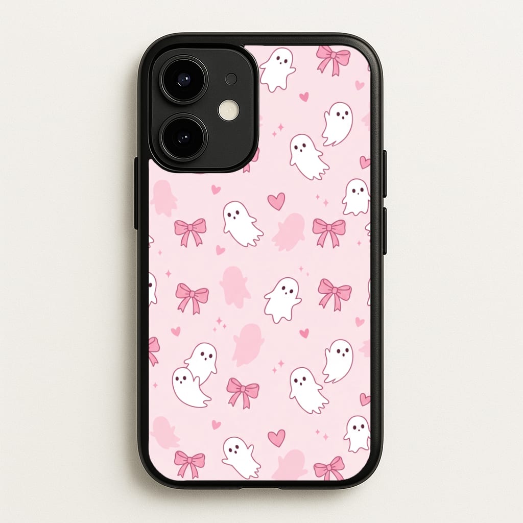 Pink Ghosts And Bows Phone Case
