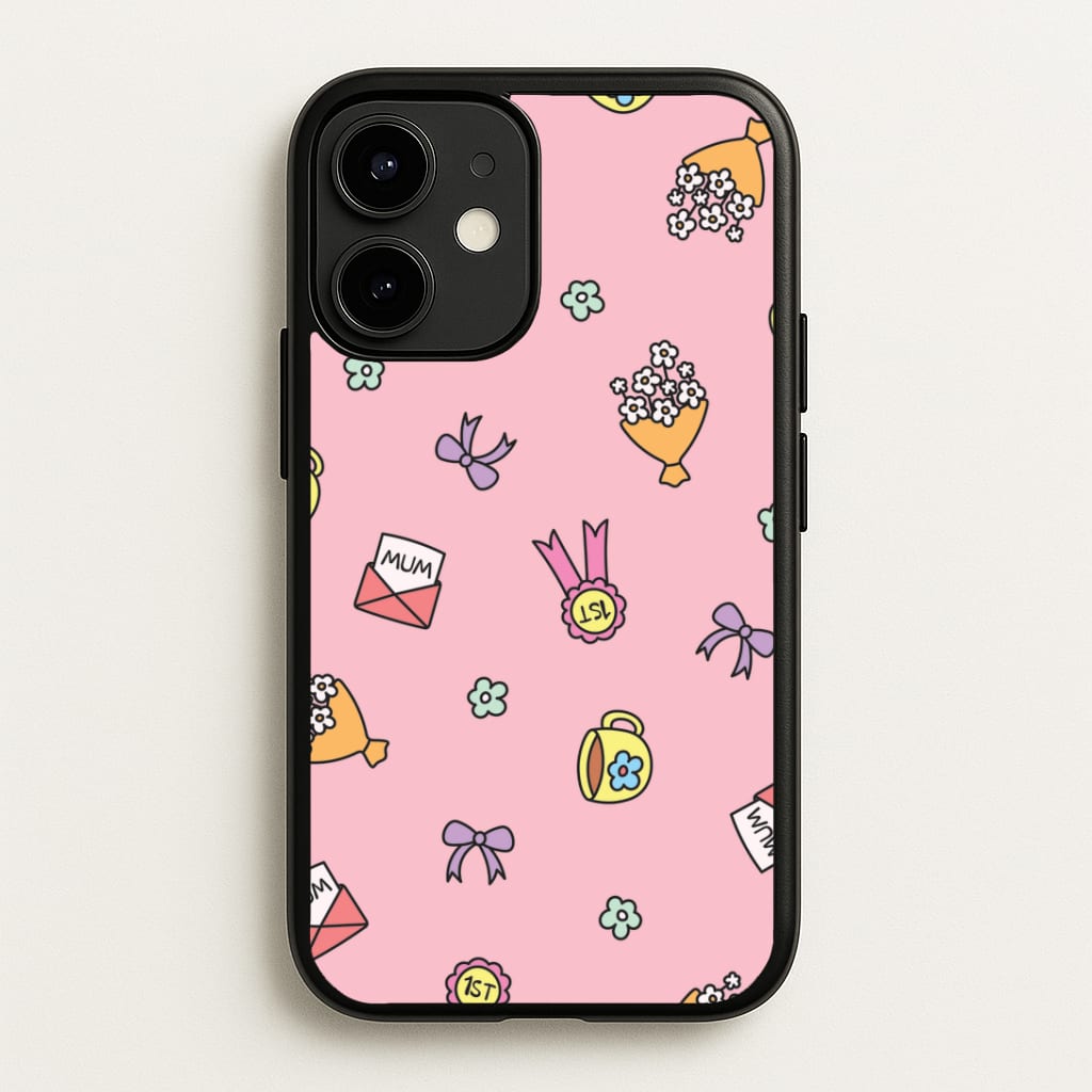 Mum Doodles Pattern Phone Case