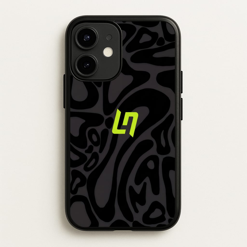 Norris Helmet Pattern - Black Phone Case