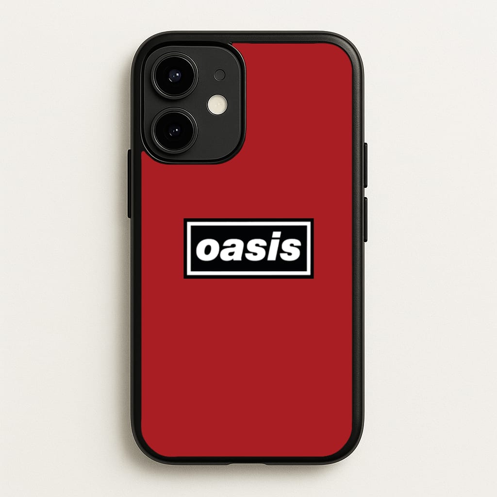 Band Name Red Phone Case
