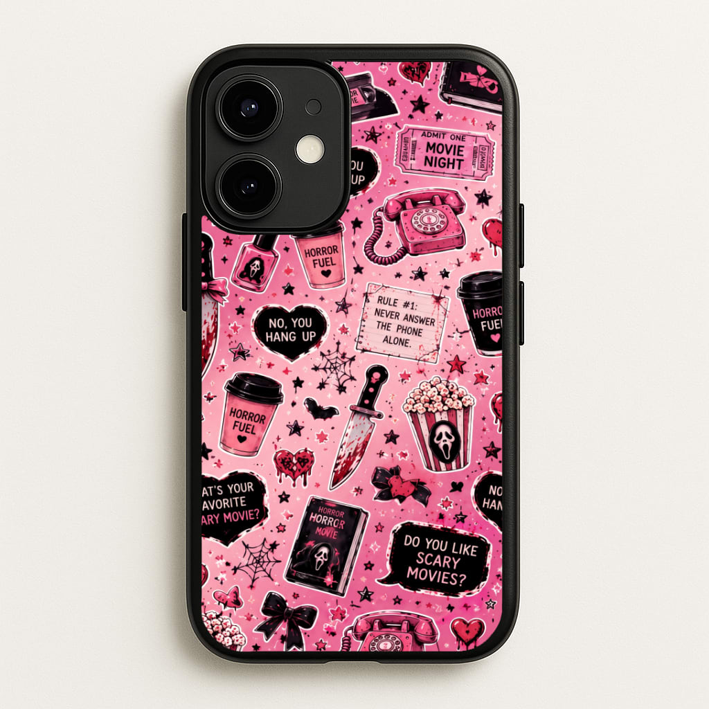 Horror Movie Pink Pattern Phone Case
