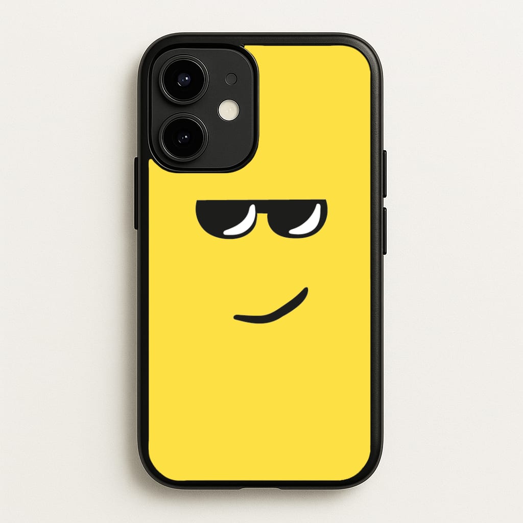 Yellow Face Shades Phone Case