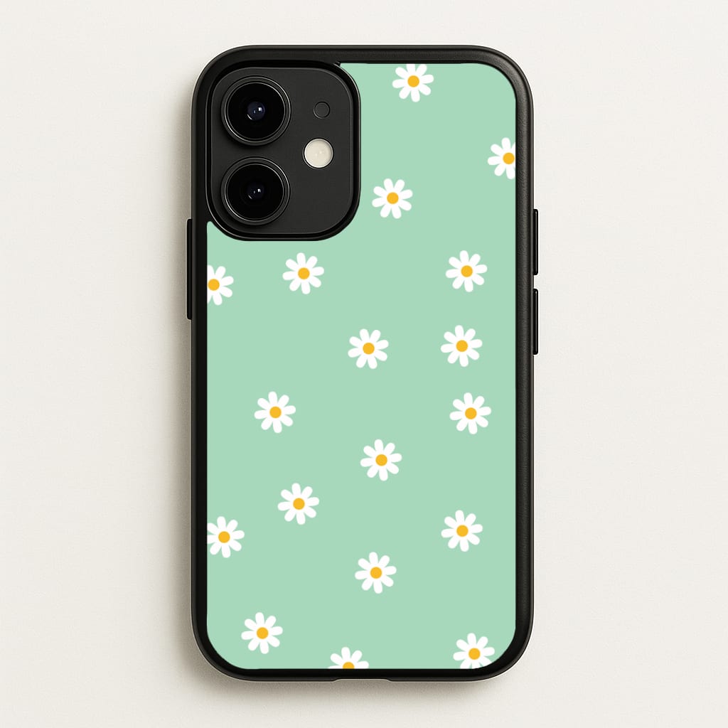 Teal Daisies Phone Case