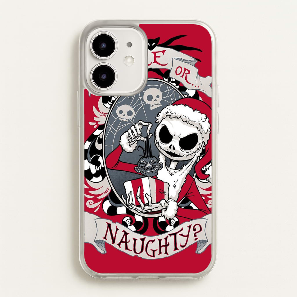 Nice Or Naughty - A Nightmare Before Christmas Phone Case