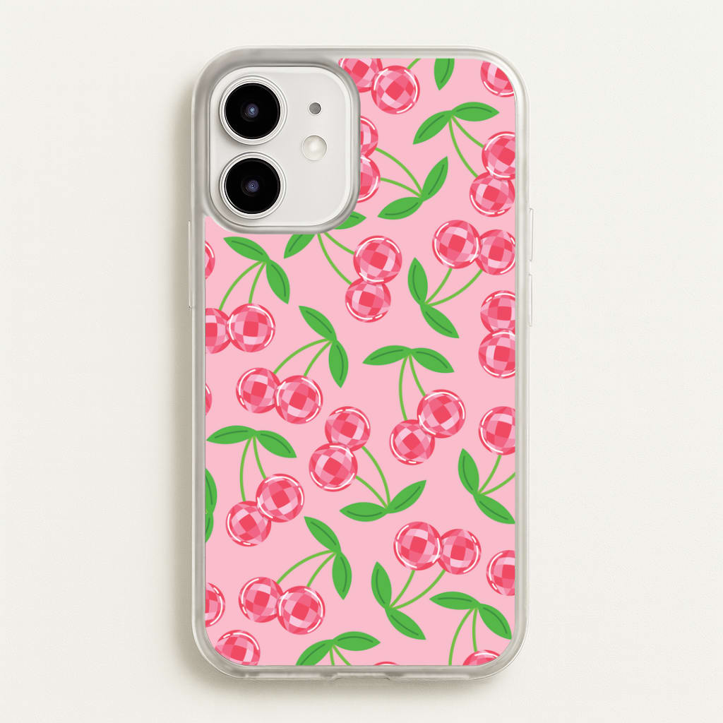 Disco Cherries Pattern Phone Case