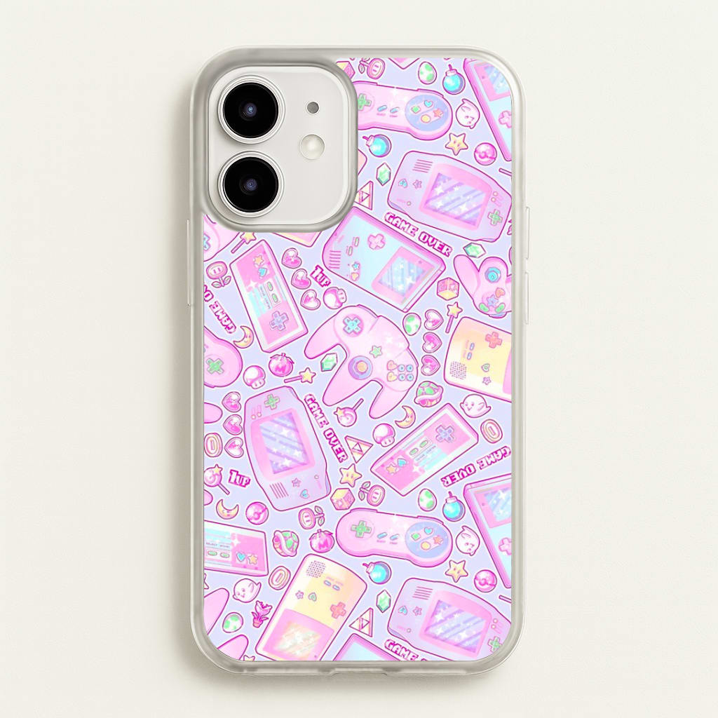 Power Up, Gaming Pattern Phone Case