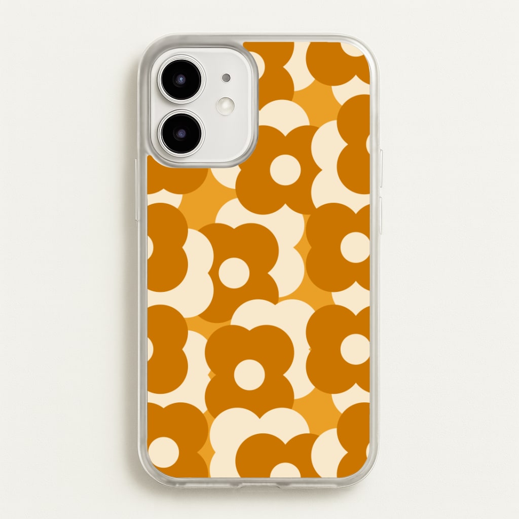 Retro Flower Pattern Phone Case