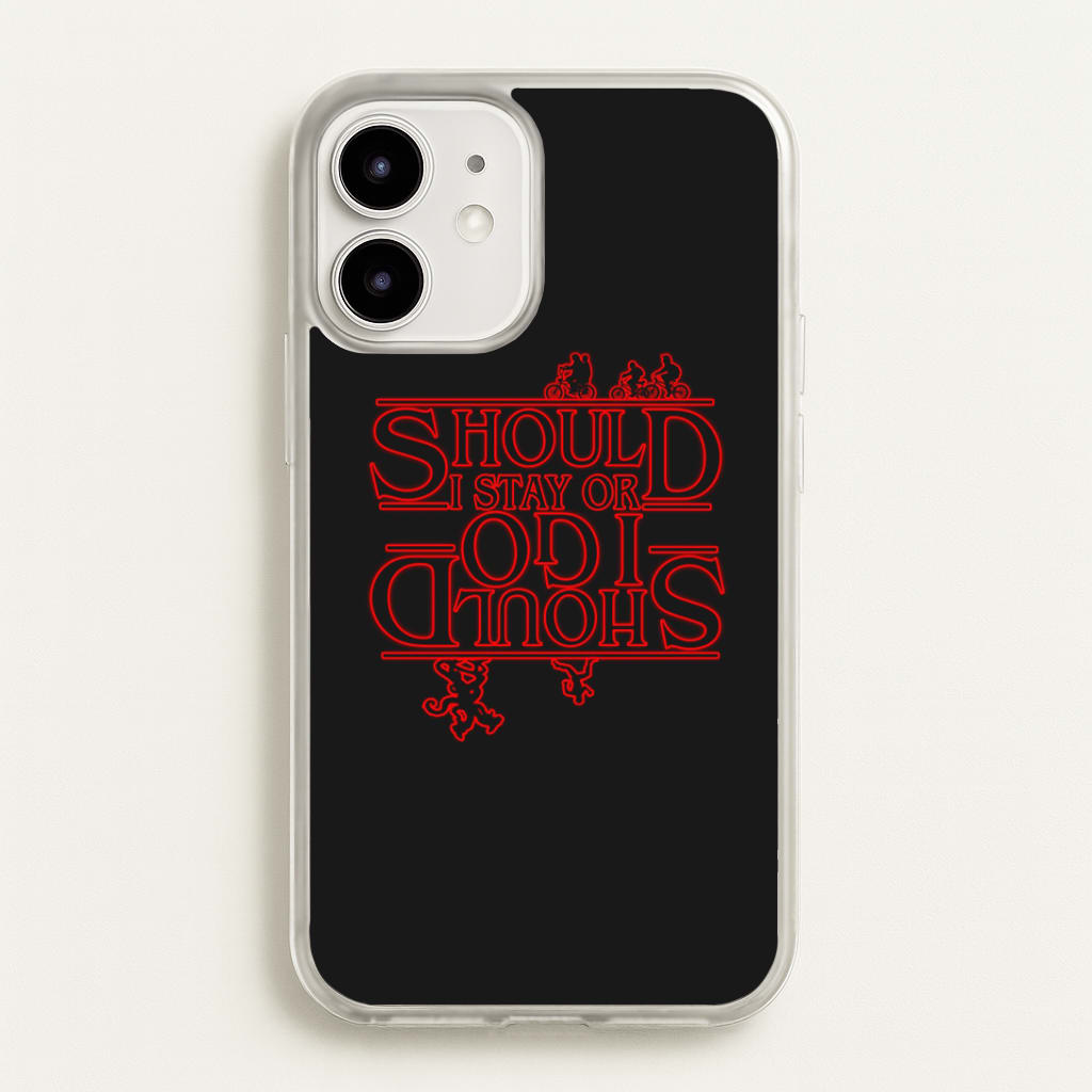Should I Stay Or Should I Go Upside Down Phone Case