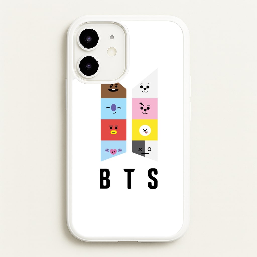 BT21 K-Pop Band Logo Phone Case
