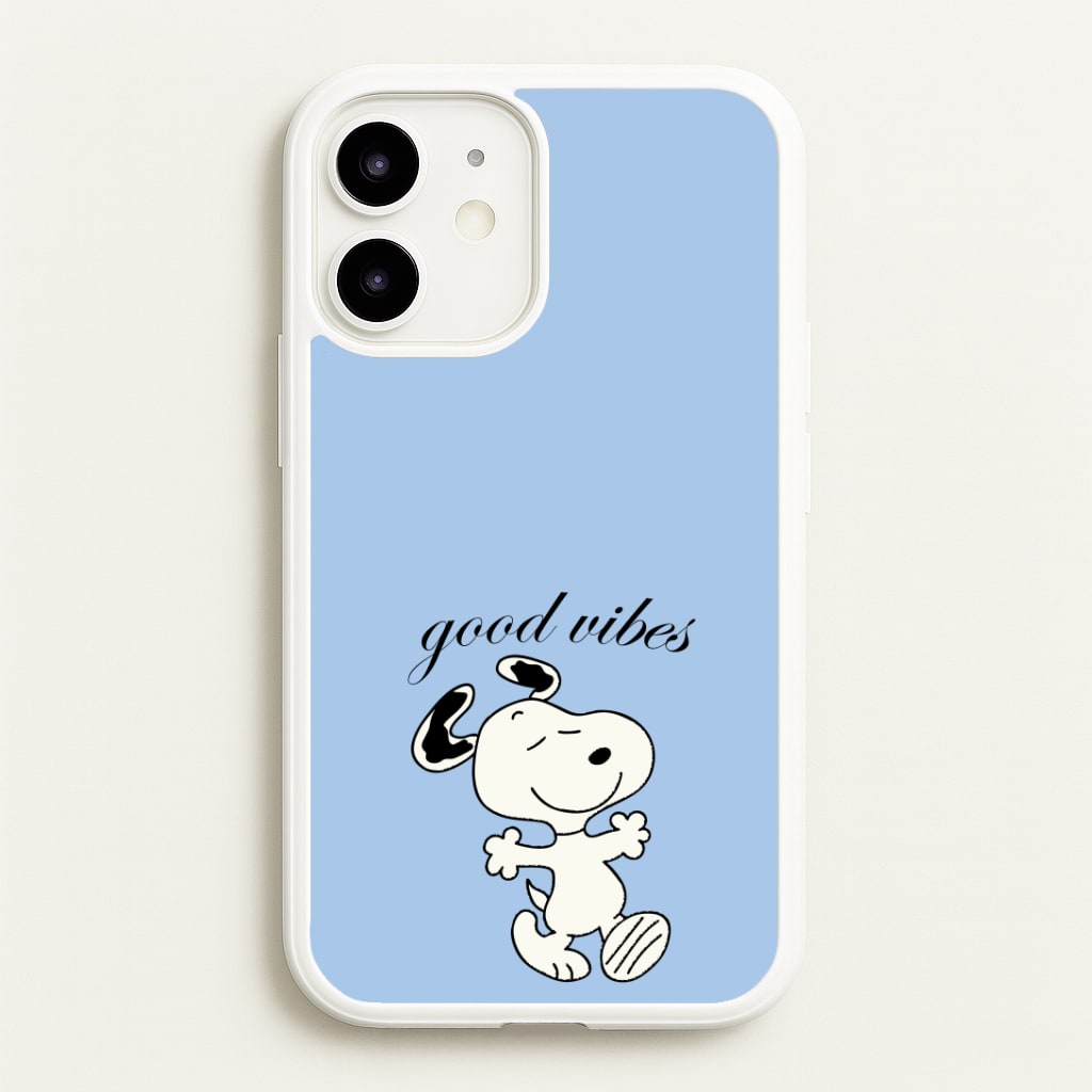 Good Vibes Cartoon Beagle Phone Case