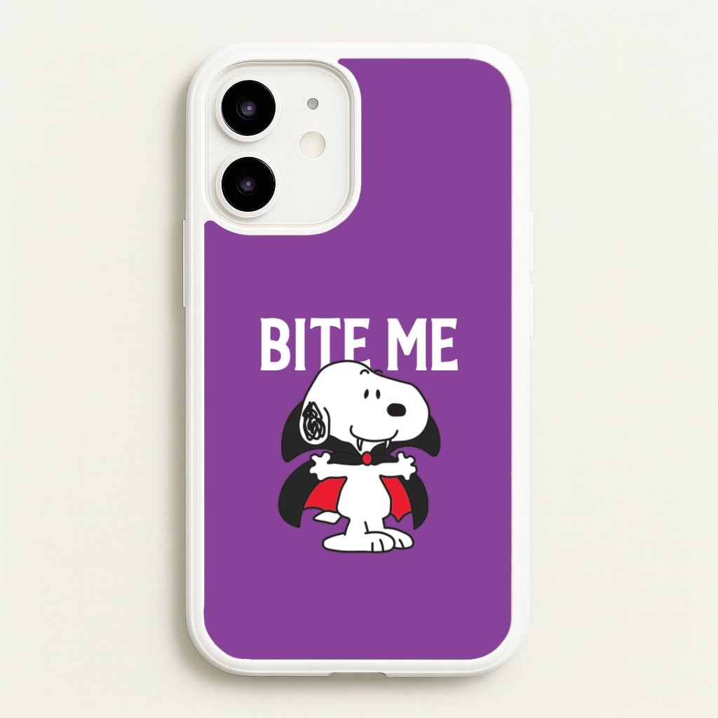 Bite Me Cartoon Beagle Phone Case
