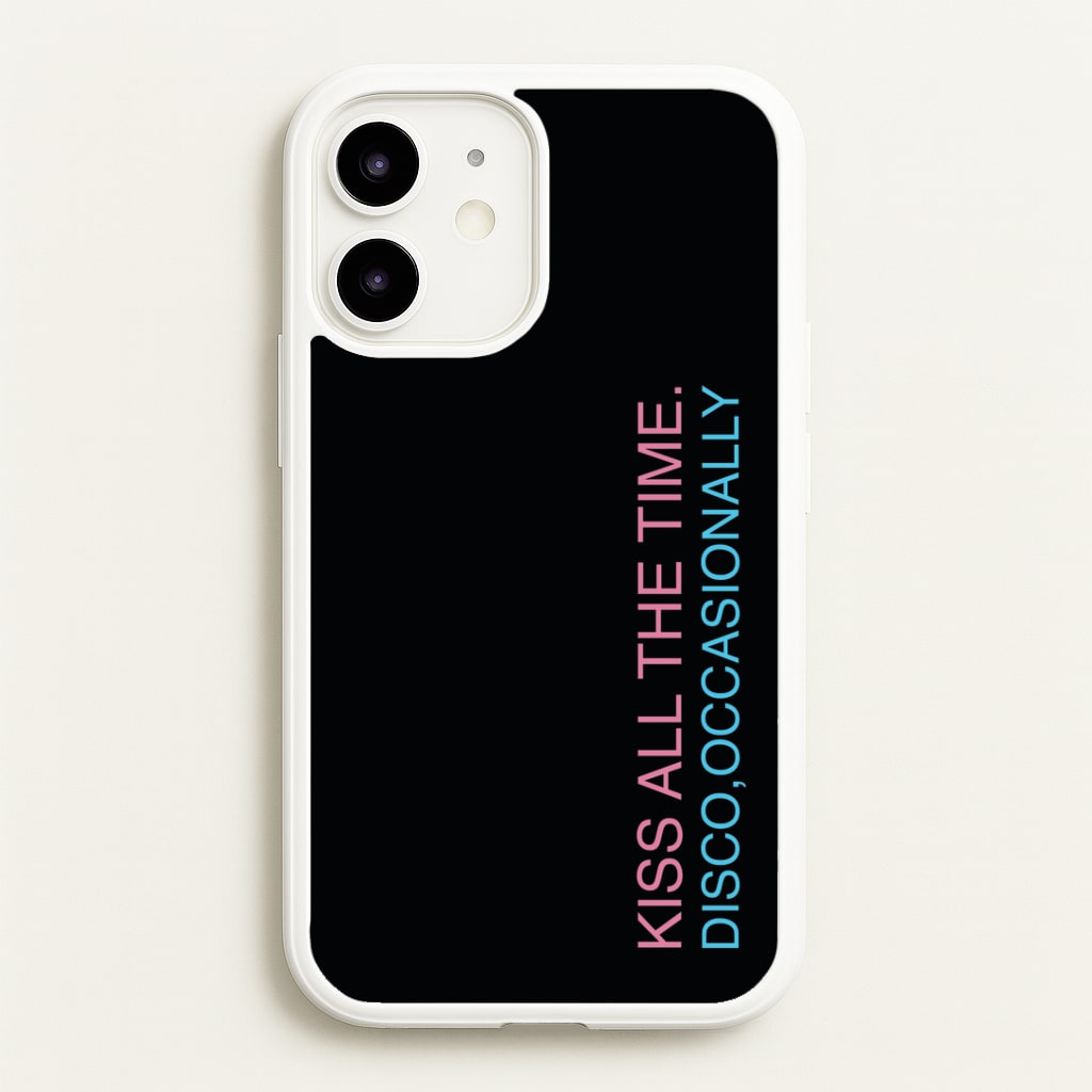 Disco Occasionally Text Phone Case
