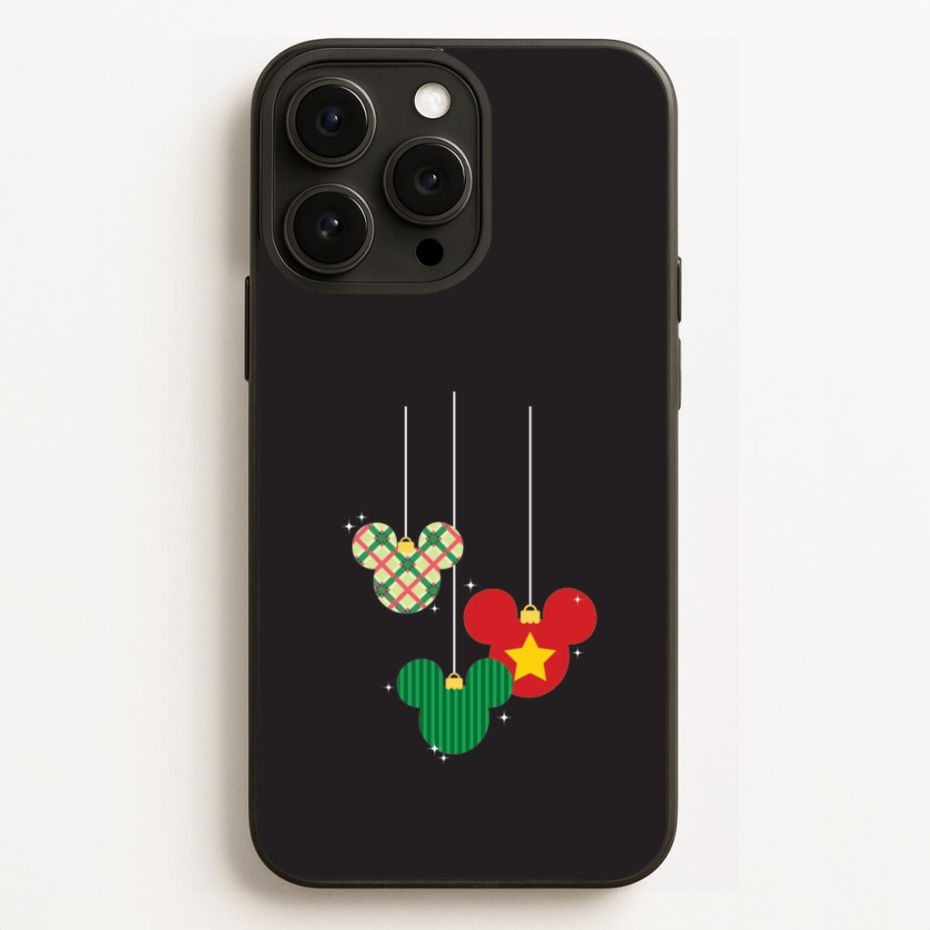 Cartoon Mouse Hanging Baubles Phone Case