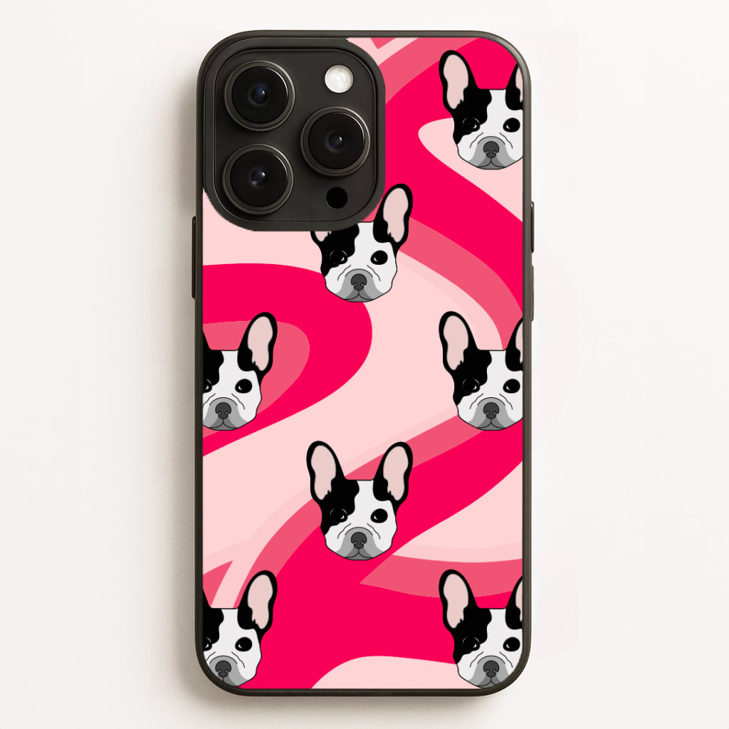 Abstact Frenchie - Dog Pattern Phone Case