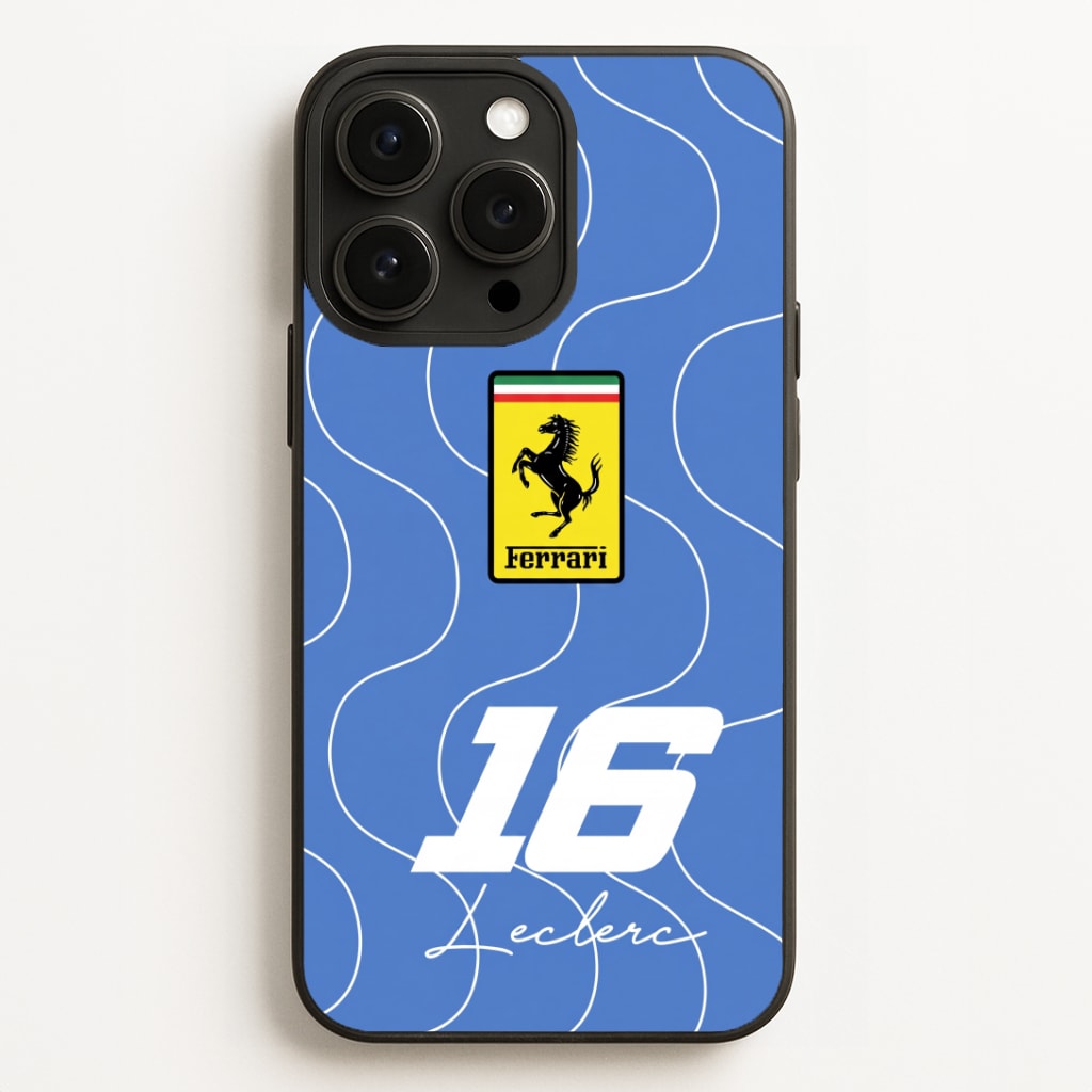 Blue 16 - Leclerc Phone Case