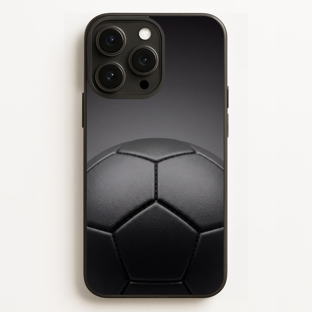 Black Football Phone Case