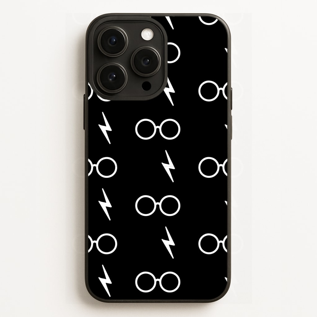 Glasses & Scar Pattern Phone Case