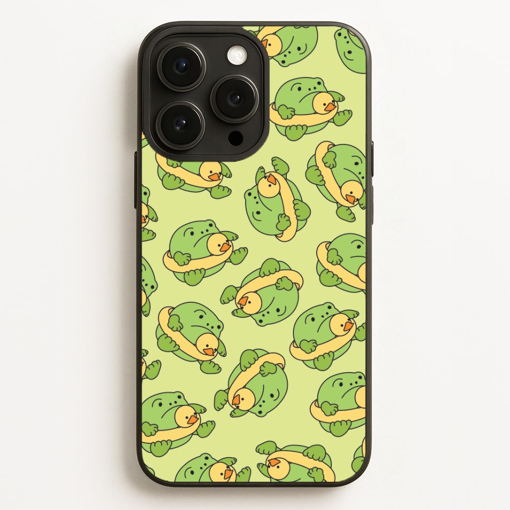 Frog Pattern - Plushy Phone Case