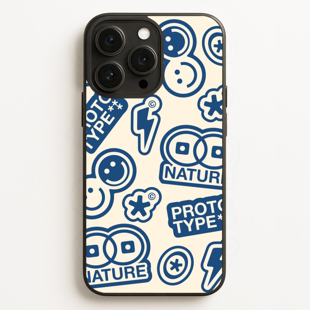Base Camp Blue Phone Case