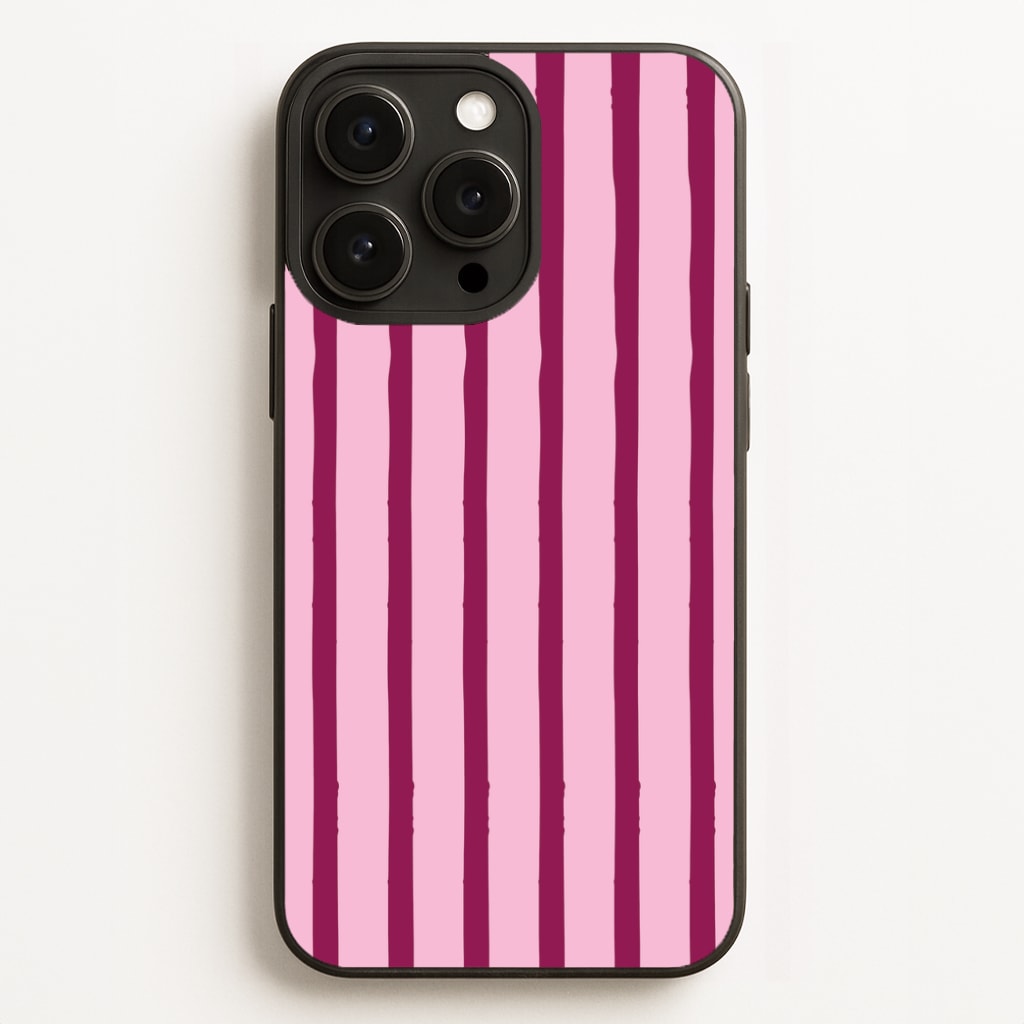 Strawberry Stripes  Phone Case