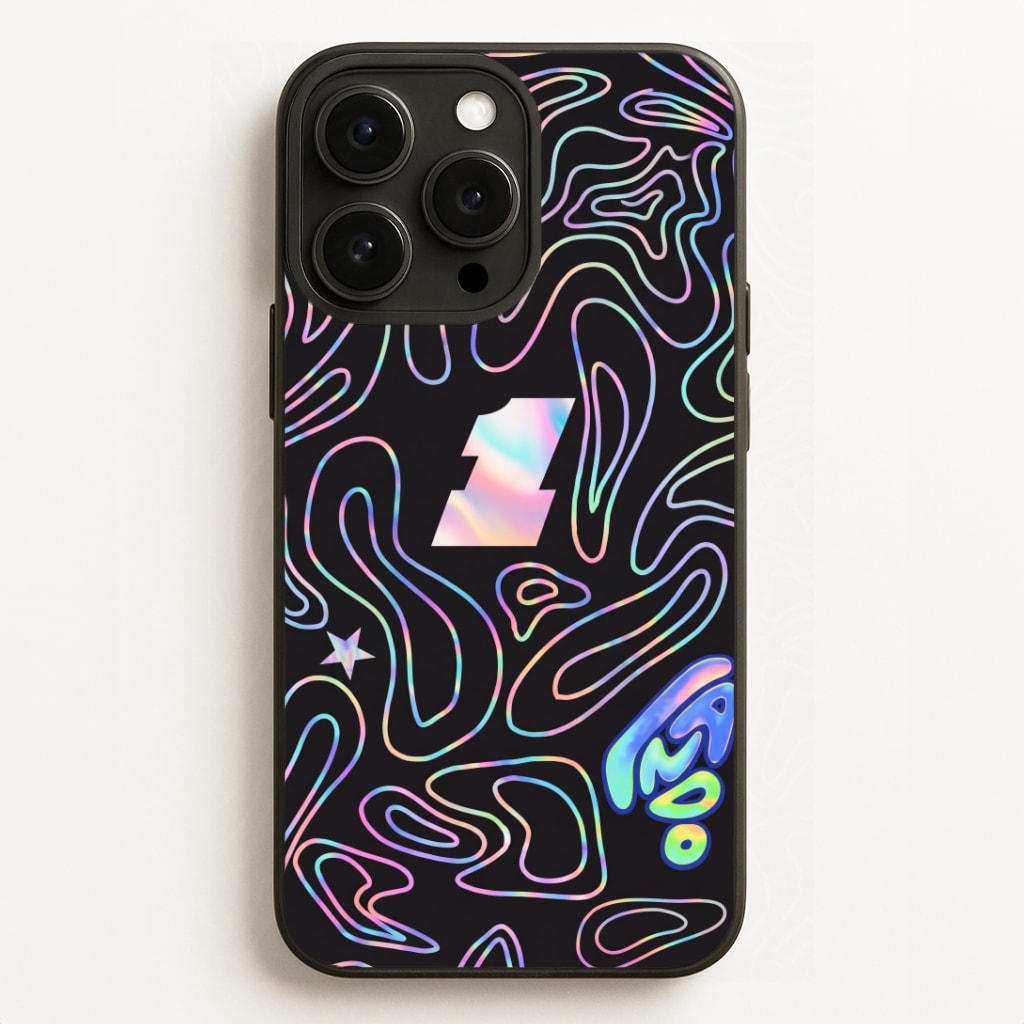 Black and Neon Norris Phone Case
