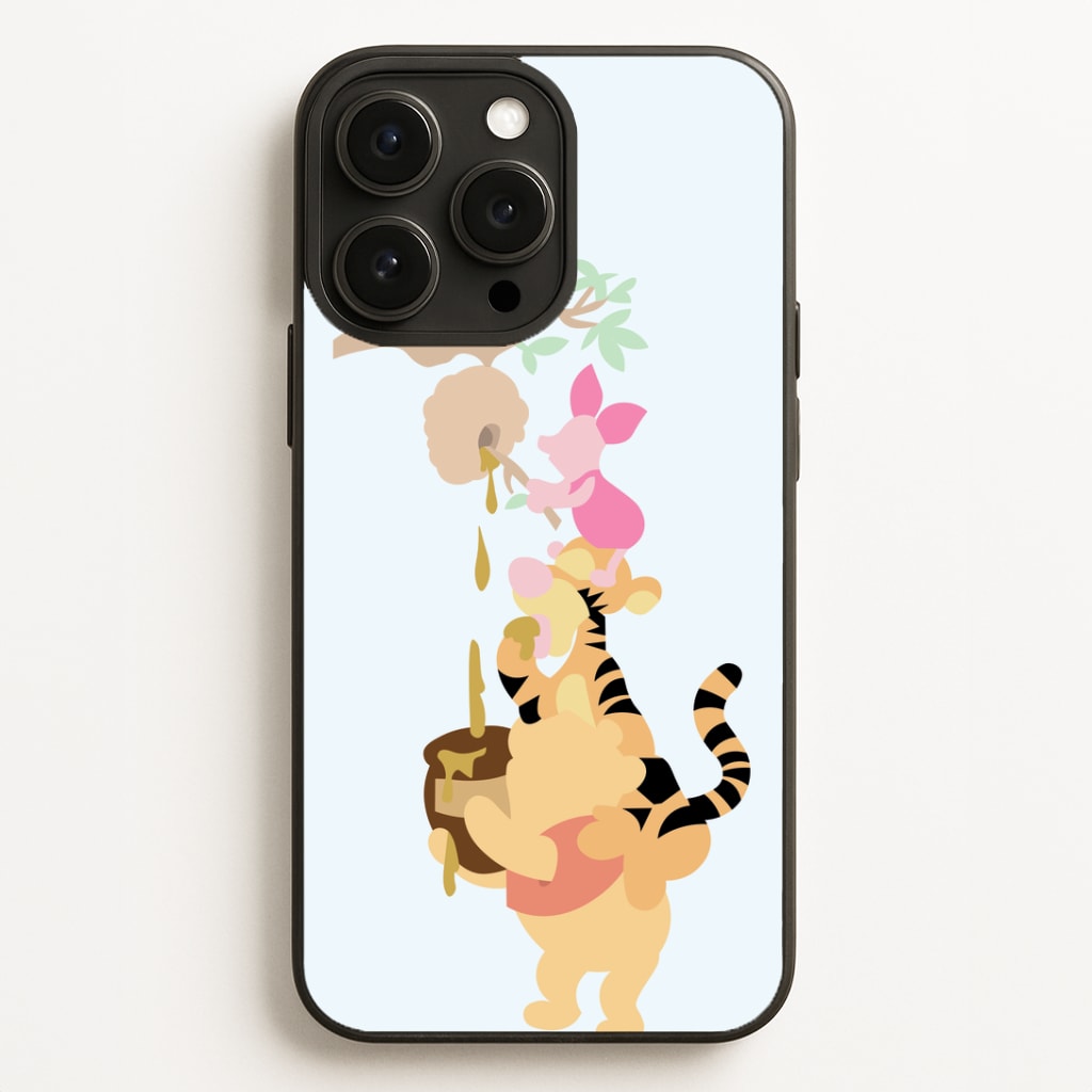 Bouncing Tiger , Piglet , Yellow Bear Phone Case