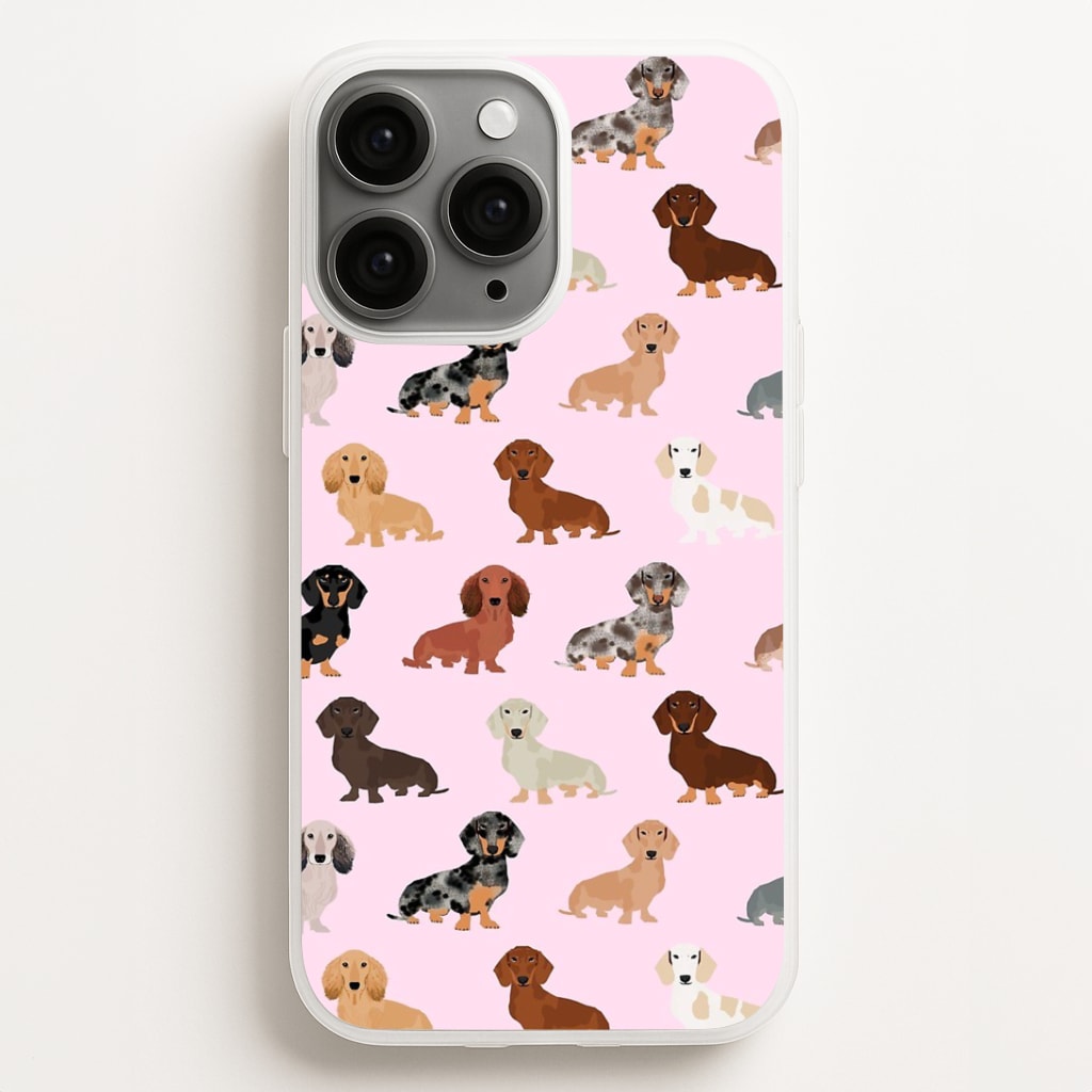 Dachshund Breed Pattern Phone Case
