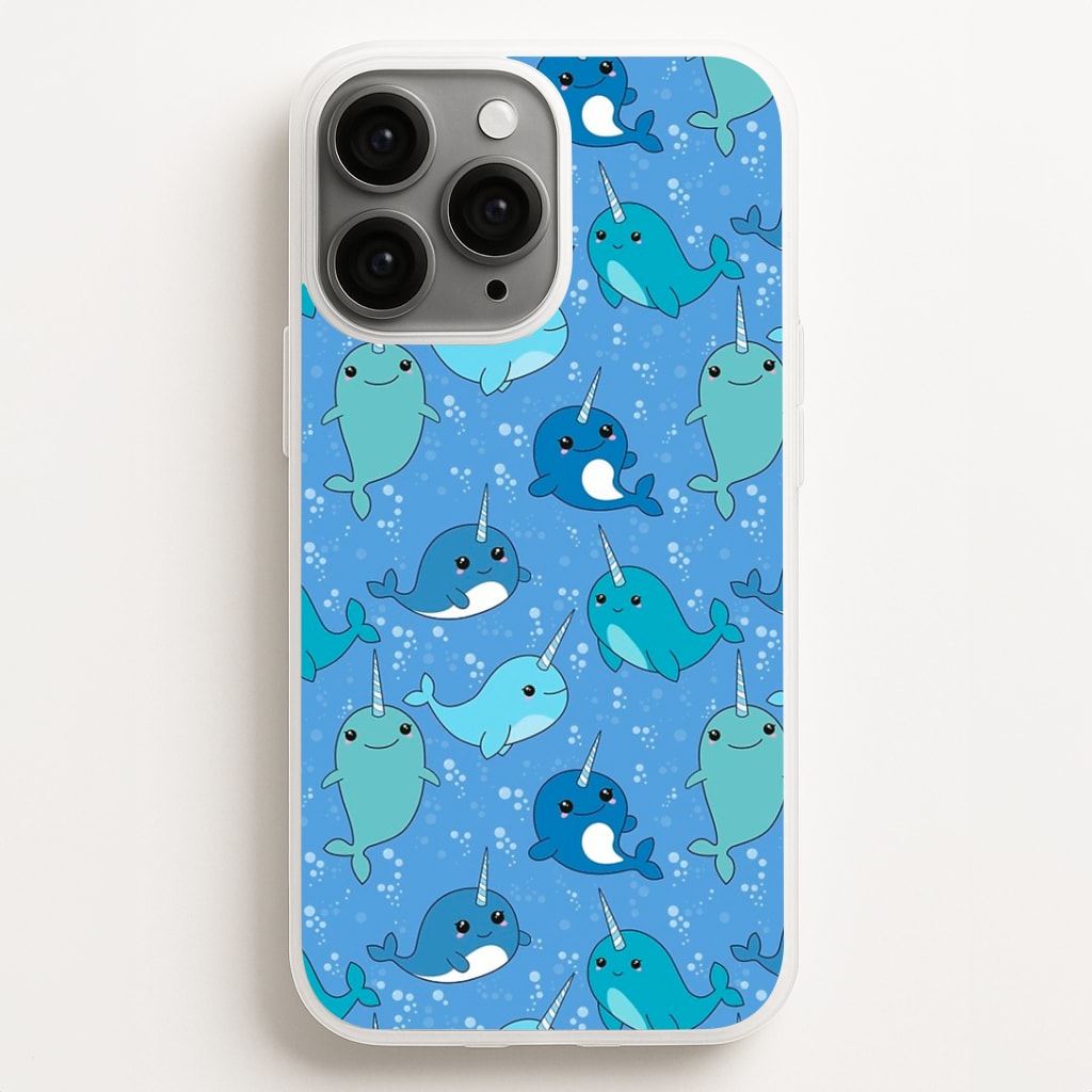 Narwhal Pattern Phone Case
