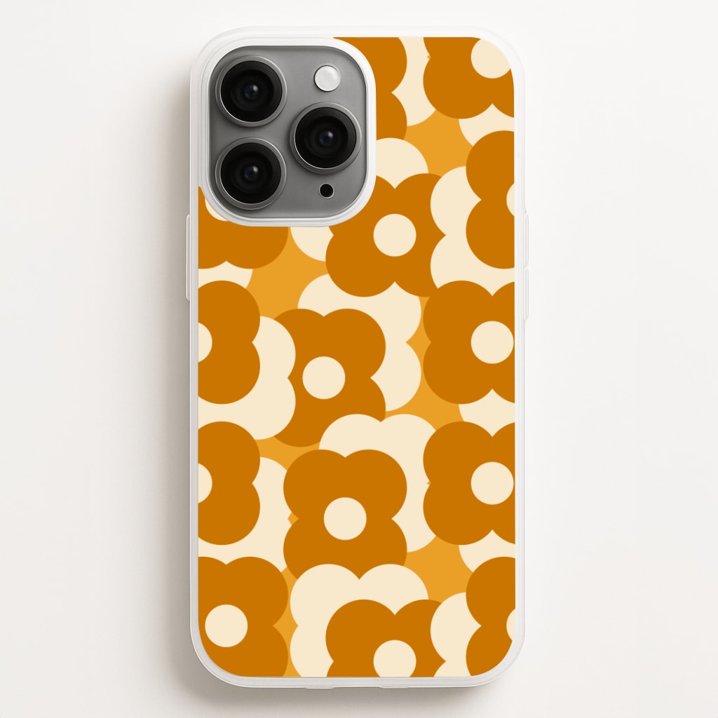 Retro Flower Pattern Phone Case