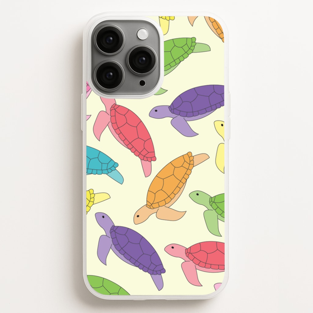 Multi Coloured Turtle Pattern - Sealife Phone Case