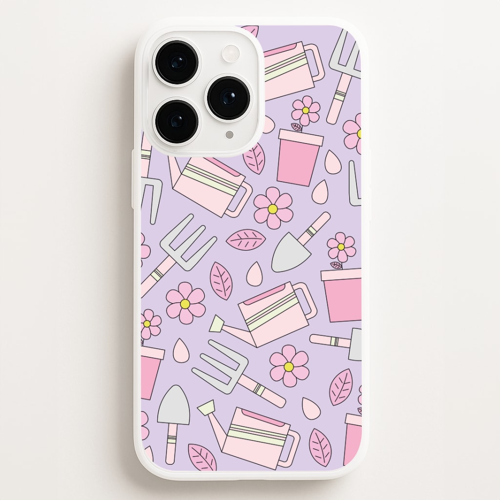 Gardening Tools - Spring Patterns Phone Case